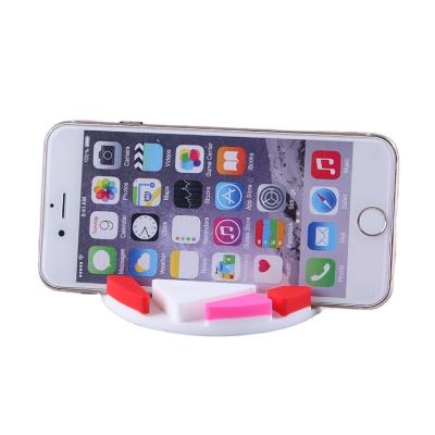 China Multifunctional Customized Professional Eco-friendly Cell Phone Holder PVC Cell Phone Rubber Stand PVC Phone Holder for sale