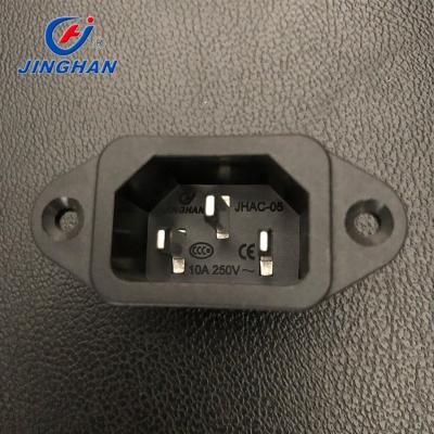 China High Quality Residential / Multipurpose 3 Pin Plug Socket AC Power Outlet Connector for sale