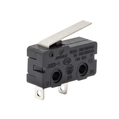 China 1NC JINGHAN TUV, CE Certificates Mini Micro Switch 5A Miniature Black Micro Switch for sale