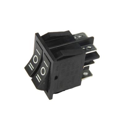 China Reliable and cheap rocker switch ON-OFF kcd4-201 kcd4 6pins 250v for sale