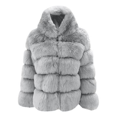 China 2022 New Blue Fox Skin Anti-wrinkle Fur Jacket Women Genuine Fur Coat Whole Fur Overcoat for sale