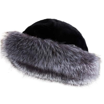 China COMMON Faux Fur Hat For Female Ring Hats Warm Plush Thickened Winter Hat for sale