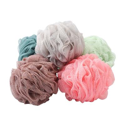 China EXFOLIATE 2022 Customized Soft Mesh Bath Flower Shower Sponge Loofah Bath Ball Shower Bath Sponge for sale