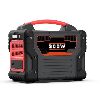 China C Power Station 300w Type C Power Station Lithium 110V 220V Portable Rechargeable AC Outlet Portable Generators for sale