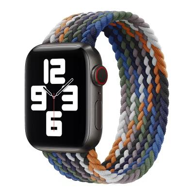 China Nylon For Apple Watch Band 38/40mm Sport Loop Replacement 42/44mm Woven Nylon Strap For iWatch Se 5 6 4 3 for sale