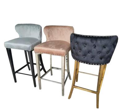 China Foshan 2021 Eco-friendly High Quality Coffee Furniture Fashion Metal Leisure Bar Chair New Set Industrial Style High Bar Chair for sale