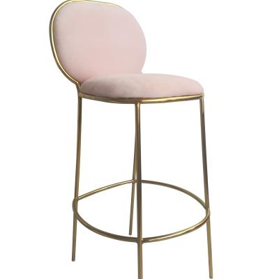 China 20221 eco-friendly luxury modern furniture restaurant china commercial bar stools with metal legs cheap kitchen counter bar stools for sale