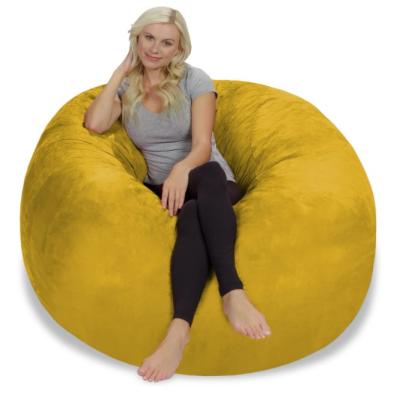 China Big bean bag shape soccer sofa furniture lounge ball funny cotton lounge chair modern indoor wholesale cotton cover for sale