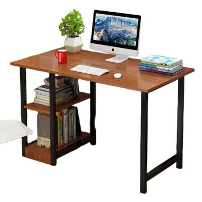 China Durable Modern Style Computer Desks With Shelf Study Table Home Laptop Stand PC Computer Desk Wooden Writing Furniture for sale