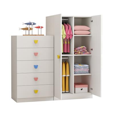 China Economic Baby Wardrobe Chest (Other) Adjustable Children's Cartoon Small Drawer Combination for sale