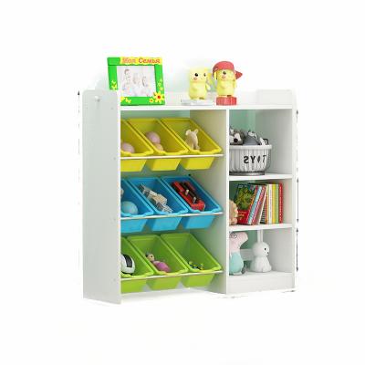 China Contemporary Children's Furniture Shelf Baby Chest Corner Cabinet Drawer Toy Storage Shelf Children's Cabin Can Be Customized for sale