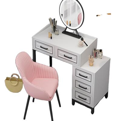 China Central Institute of Statistics extendable Nordic net red style luxury princess dressing table for sale