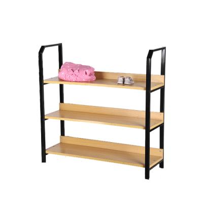 China New Design Strong Bearing Bookstore Mall Supermarket 3 4 5 Layers Wooden Display Rack for sale