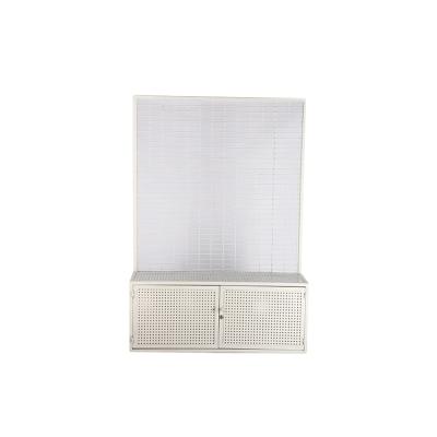 China Strong Load Bearing Retail Price Grid Display Board Hangs Pegboard Has Spine Shelves for sale