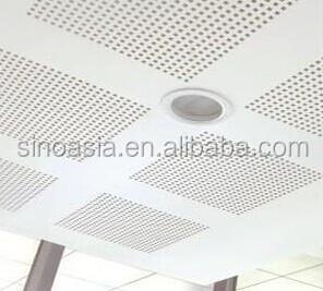 China Artistic Ceilings Perforated Gypsum Board /Acoustic Absorption Gypsum Ceiling Board for sale