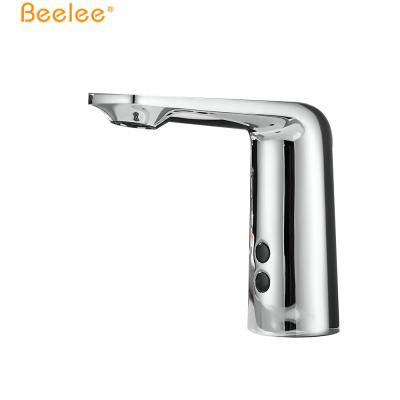 China Sense Faucets Beelee Chrome Automatic Sensor Faucet Bathroom Infrared Faucet for sale