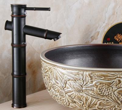 China EUROPEAN Beelee Shape Bamboo Faucet Brass Basin GLOBE Faucet for sale