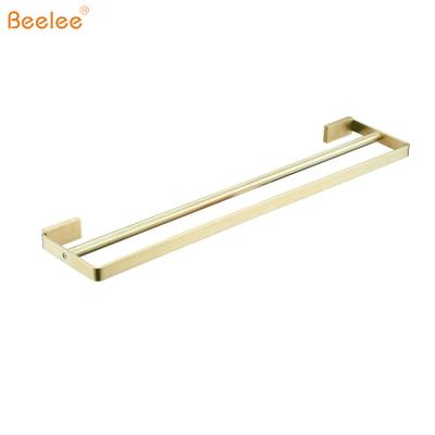 China Beelee BA19302BG Hotel Use Bath Towel Rack Contemporary Towel Rack, Stainless Steel Bathroom Towel Rack for sale