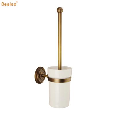 China Beelee BA6112A Contemporary Toilet Accessories Wall Mounted Antique Brush Holder Ceramic Cup for sale