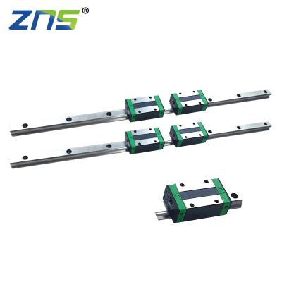 China 2Pcs Linear Sliding Linear Guide HGR + 4Pcs Linear Flange Linear Sliders HGW25CA or HGW25HA CNC Standard Parts for sale