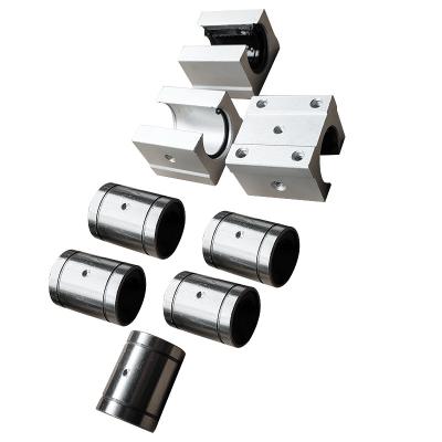 China Smooth Aluminum Motion Slider SBR25UU Box Shaped Linear CNC Bearing Accessories for sale