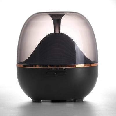 China New Design Hotel Aroma Oil Diffuser With Remote Control And 7 Color LED Light 600ml Large Capacity for sale