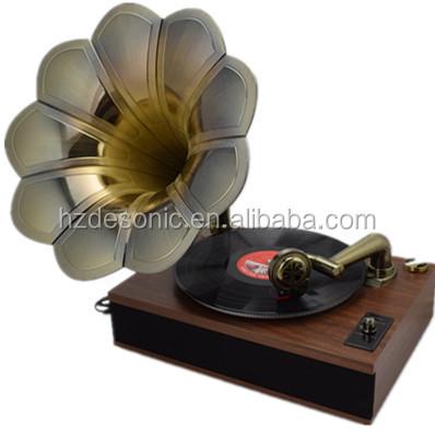 China Hub Player| USB| SD Disc| Radio| Wholesale Large Cassette Horn Phonograph Phonograph With BT Wireless Function for sale