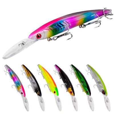 China Wholesale cheap ABS minnow 15cm fishing lures 12g best and high quality colorful freshwater sale senuelos de pesca for sale