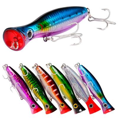 China ABS New Design Custom Six Colors 12.5cm ABS 42.5g Hard Bait Snap Freshwater Fishing Lure senuelos de pesca for sale