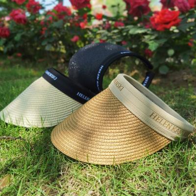 China Custom logo image bulk sale women summer sun protection beach high quality straw hat for sale