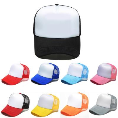 China JOINT Wholesale Custom Logo Summer Outdoor Sports Baseball Foam Mesh Breathable Trucker Hat for sale