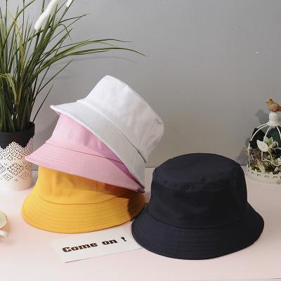 China Custom logo embroidery high quality and simple high quality wholesale bucket hat cheap unisex adult hat for sale