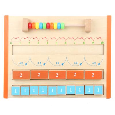 China Interactive Counting Maths Toy Kids Toys Intelligence Education Toys Board Early Educational Preschool Game Board for sale