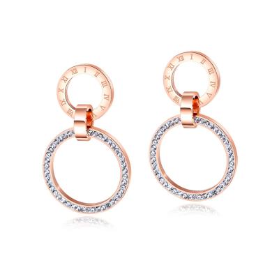 China Wholesale FASHIONABLE Personalized High Quality Glitter Zirconia Studs Interesting Winter Earring for sale