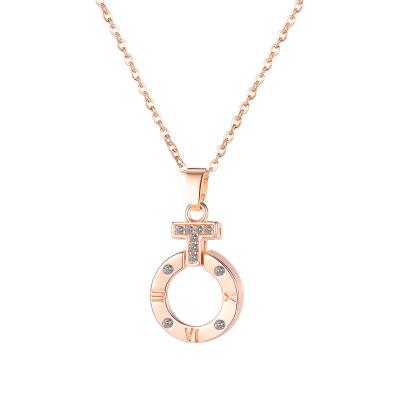 China FASHIONABLE Fashion Factory Direct Selling All-match Simple Custom Lady Personality Pendant Necklace for sale