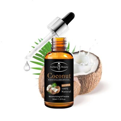 China Skin Revitalizer Baolin Natural Coconut Oil Whitening Moisturizing Face Brightening Anti Aging Serum for sale