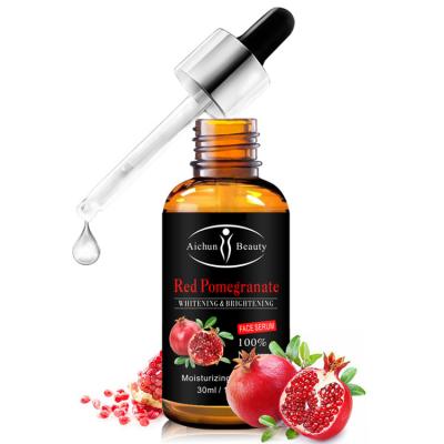 China Skin Revitalizer Natural Red Pomegranate Facial Essence Moisturizing Decrease Fine Lines Acne Marks Private Face Serum laebl for sale