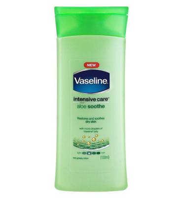 China Moisturizer Baolin OEM Vaseline Intensive Care Aloe Soothe Body Lotion 100ml for sale