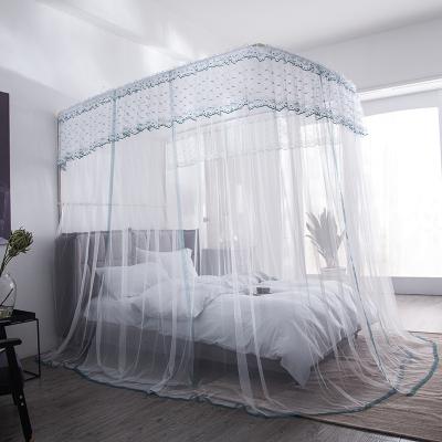 China Insecticide Treated Flexible Folding Mosquito Net Double Bed Family Mosquito Net for sale