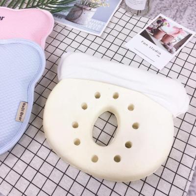 China Viable Anti Plagiocephaly Memory Foam Baby Pillow Baby Spa Bath Pillow Car Seat Rolling Anti Rolling Pillow for sale