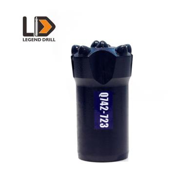 China High Durability Taper Button Bit , Rock Drill Bits Atlas Copco For Quartzite for sale