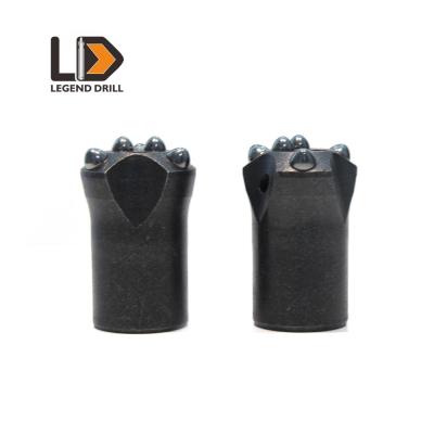 China 30mm - 45mm Shale Taper Button Bit , Customized Color Button Drill Bit for sale