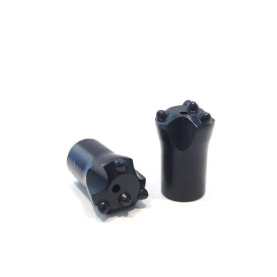 China Precise Design Talc Taper Button Bit , Forging Tungsten Carbide Drill Bits for sale