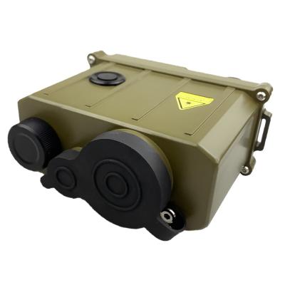 China 6km military laser binoculars with laser range finder 60x130x140mm for sale