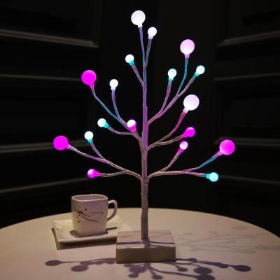 China Bolylight Mini RGB Ball Tree Light Home 18L Decorations 40cm LED RGB Magic Artificial Ball Light Tree for sale