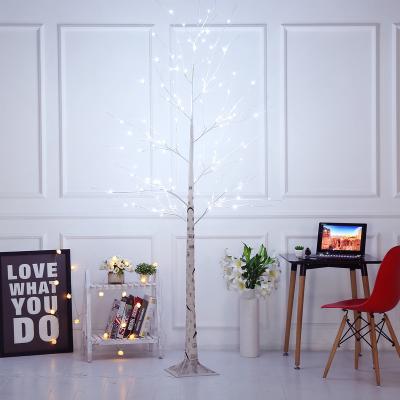 China Bolylight 8ft136L LED Christmas Birch Tree Warm White Lights Christmas Tree Light Led Artificial Christmas Tree 8ft136L for sale