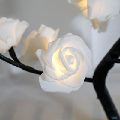 China High Quality Tree Light Bolylight Bonsai Tree Light Led Indoor Rose Flower Decoration Light White Table Lamp for sale