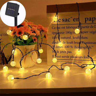 China Dragonfly String Light Bolylight 30 Led Garden Globe Chinese Lantern Bulb Powered Outdoor Energy Solar Waterproof String Lights For Christmas for sale