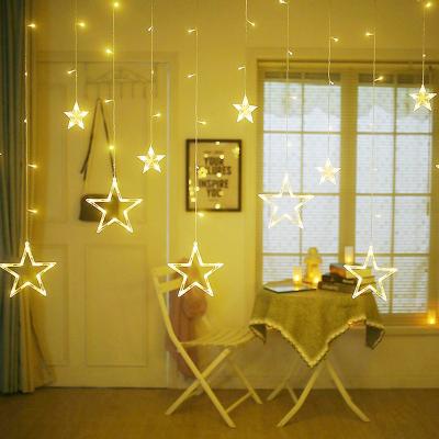 China Window Curtain Led String Lights Bolylight Fairy Ice String Star Light Drip Curtain Led Light Christmas for sale