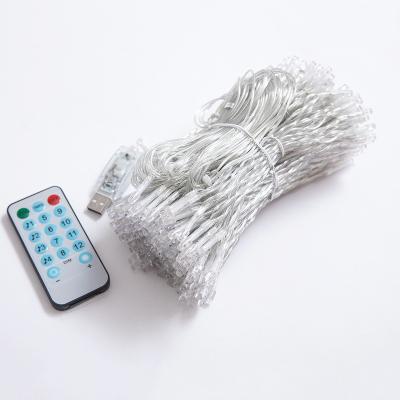 China Bolylight USB LED Curtain Light Powered with Remote Control 300 Lights Curtain Light for Home Decoration for sale